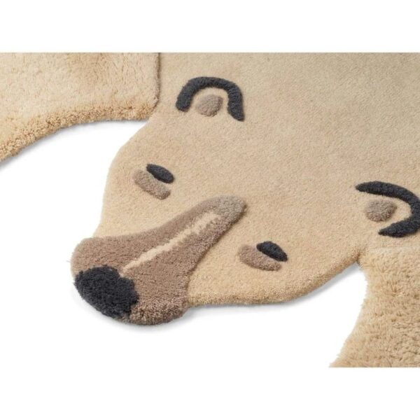 Hello RugS - 5' x 8 Feet', Ivory Kids Bear Figure Skin Rugs, - Image 4