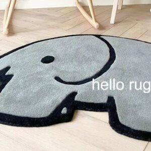 Olifant Elephant Floor Rug BY HELLO RUGS