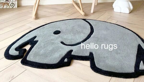 Olifant Elephant Floor Rug BY HELLO RUGS