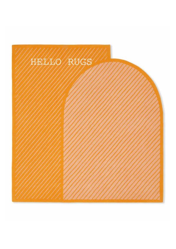MARRY ORANGE RUG BY HELLO RUGS