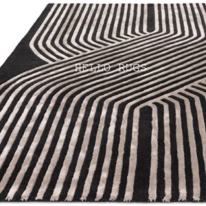 HARLE BLACK RUGS BY HELLO RUGS