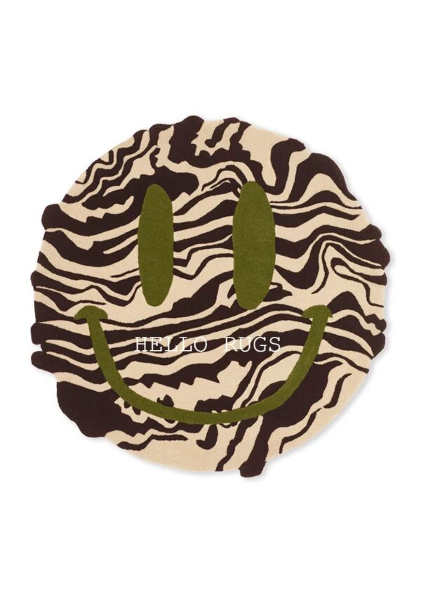 HENRY OLIVE GREEN & BROWN RUG BY HELLO RUGS