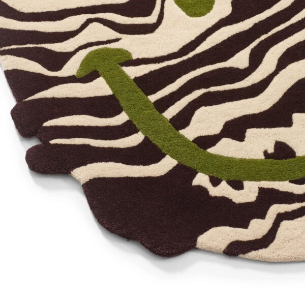 HENRY OLIVE GREEN & BROWN RUG BY HELLO RUGS - Image 4